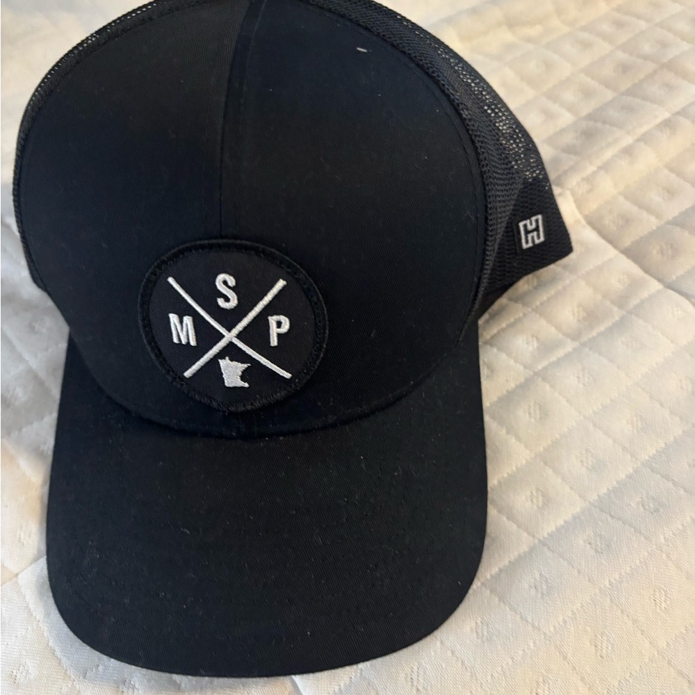 Black MSP Minnesota MN Sota Shop Trucker Hat